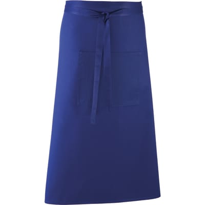 Premier Unisex Kleuren Barschort / Werkkleding (Lange Continentale Stijl) (Pakket van 2) (Koninklijk)