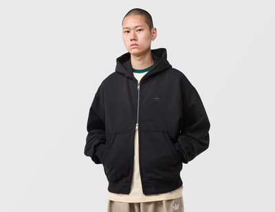Adidas Originals Premium Essentials Cropped Jas Met Capuchon Zwart