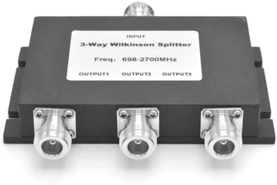 3-Weg Signaalverdeler N-Female 50 Ohm voor Mobiele Antennes en Signaalversterkers