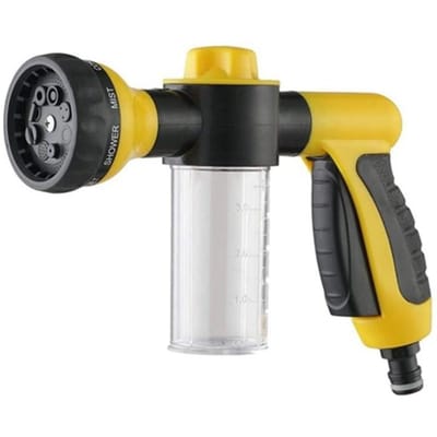 Buse de pulvérisateur haute pression Tuyau Chien Douche Pistolet 3 Modes Réglable Convient Nettoyage Bain Chien Mousse d'eau Savon Pulvérisateur Outil de nettoyage pour chien