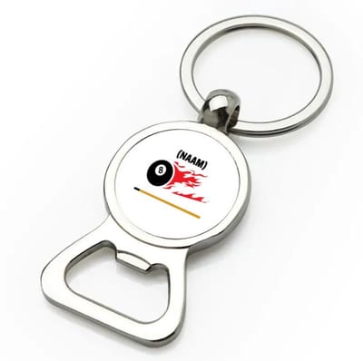 Akyol - biljart met eigen naam flesopener - Biljart - biljarter - sport - 9 bij 3 cm