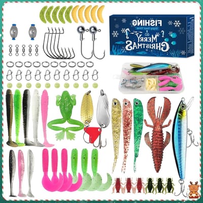 Vis Lokaas Set - Vliegvissen Accessoires - Zoutwater Vissen - 83 Delige Complete Box