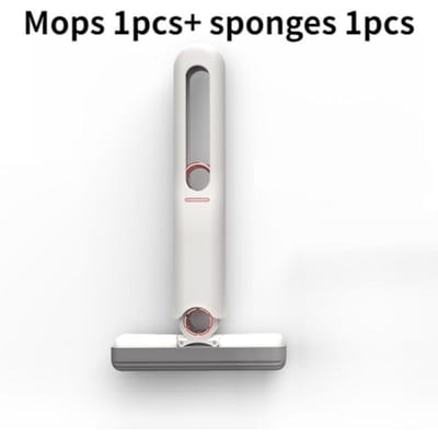 Desktop Mini Mop Ophangbare Draagbare Opvouwbare Mops Reinigingsspons Glazen Auto Reinigingsproducten voor Kithchen Home 1* mop +1*sponges