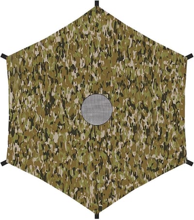 Trampoline Zonnehoes - Schaduwdoek Zonnekap - Buiten Spelen - UV Bescherming - 6 voet - Zwart