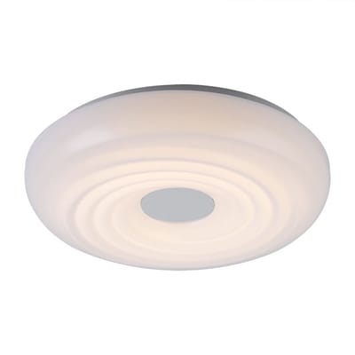 LED plafondlamp Plafondlamp Woonkamerlamp vast geïnstalleerd Wit Metaal H 8,5 cm