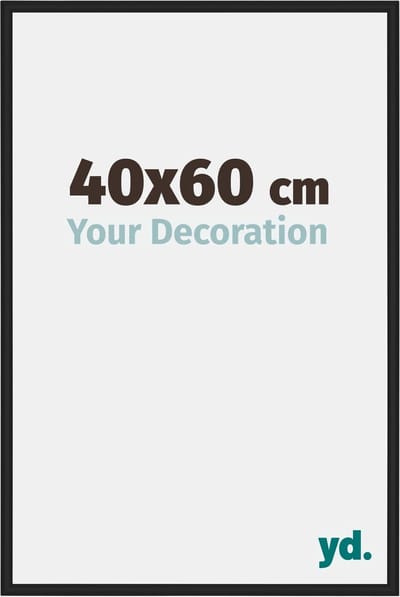 Your Decoration - Fotolijst 40x60 cm - Aluminium - Zwart Mat - New York