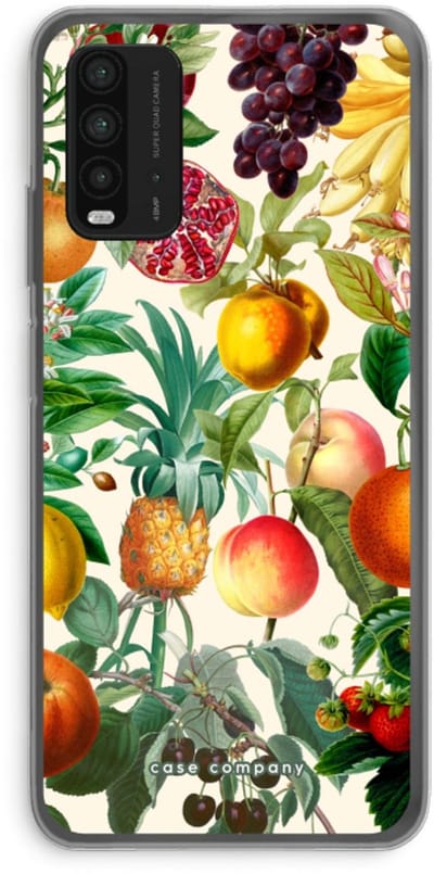 Case Company® - Hoesje geschikt voor Xiaomi Redmi 9T hoesje - Classic Flora - Soft Cover Telefoonhoesje - Bescherming aan alle Kanten en Schermrand