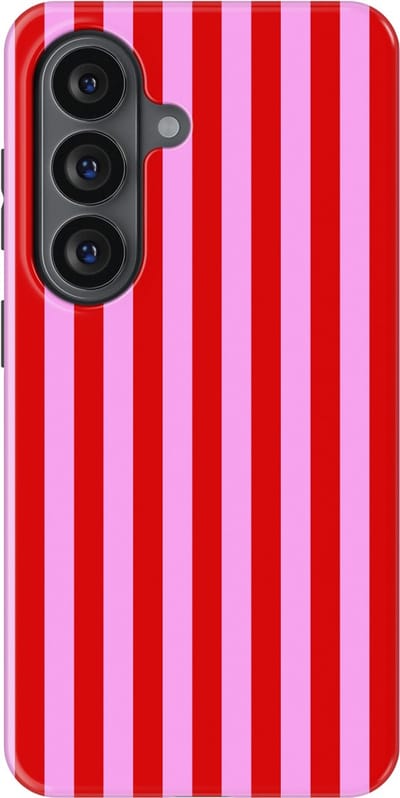 DripCase Gestreept Hoesje Samsung Galaxy S26 | Backcover met Mag | Stripes Motief | Trendy Case Samsung Galaxy S26 met Strepen Candy Stripes