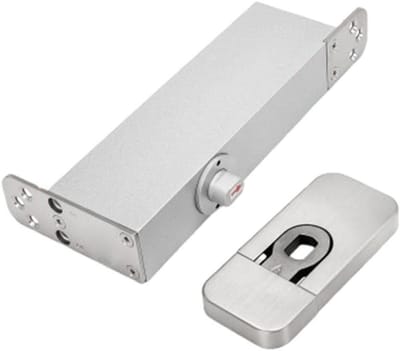 Verborgen Deurdranger - Zelfsluitende Deur - Deuren Beveiligen - Hydraulisch Verstelbaar - Tot 95 cm breed - Zilver