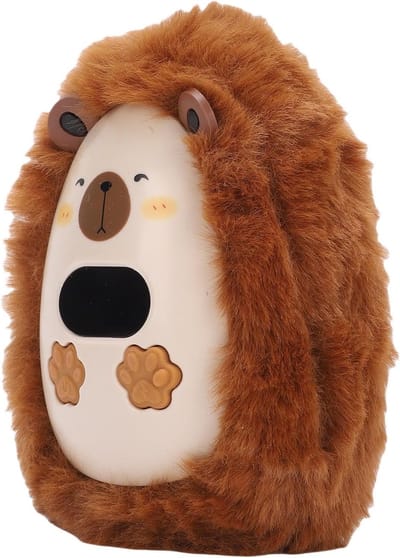 Draagbare Oplaadbare Handwarmer met Digitale Weergave en Pluche Dierontwerp voor Volwassenen en Kinderen, Ideaal voor Buitenactiviteiten en Reizen