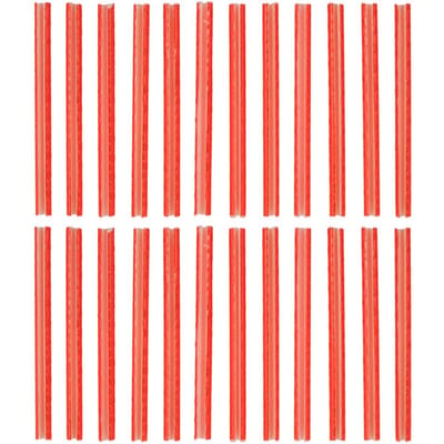 12/24PCS Fiets Fietswiel Spaken Reflecterende Sticks Buis Veilige Clip Decoratie Licht 75mm 24PCS