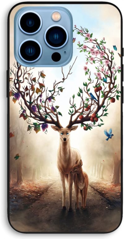 Case Company® - Hoesje geschikt voor iPhone 13 Pro Max hoesje - Seasons Change - Biologisch Afbreekbaar Telefoonhoesje - Bescherming alle Kanten en Schermrand
