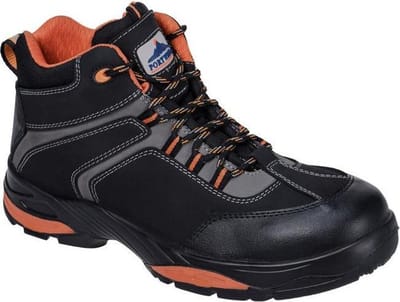 Portwest Composietleren Nubuck leder schoen S3S HRO FO SR FC60 - Zwart - 37