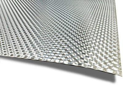 54 x 39 cm x 0.6 mm | EN 1050 Aluminium hitte- en geluidwerend schild