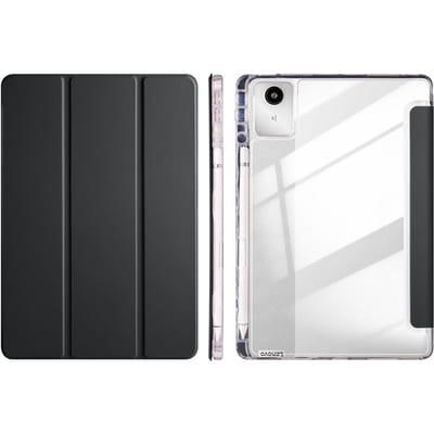 Pour Étui Lenovo Tab M11 avec Porte-Crayon Acrylique Transparent Arrière Coque Rigide Pour Xiaoxin Pad Lenovo m11 Étui tb330fu tb331fc For Lenovo Tab M11 noir