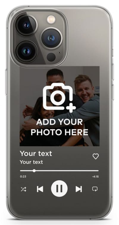 Gepersonaliseerd - Case Company® - Hoesje geschikt voor iPhone 13 Pro hoesje - Music Player - Soft Cover Telefoonhoesje - Bescherming aan alle Kanten en Schermrand
