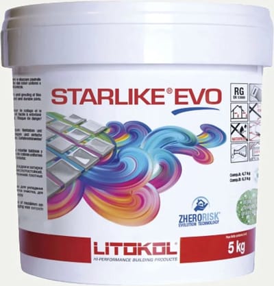 Litokol starlike evo 202 naturale 2,5kg - Voegmiddel - Kleur Grijs - Epoxymiddel - Lijm