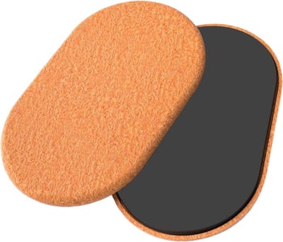 Core Sliders - Oefenschijven - Kern Training - Vloerbeschermend - 24 x 14.5 cm - Zwart