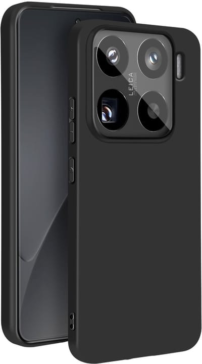 Mayaxess, Hoesje voor Xiaomi 15 Pro Zachte Silicone Dunne Coating, Zwart