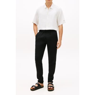 Tommy Hilfiger Harlem Po Sorona Linen Chino Black Größe: W30L32 | Chinos Outlet | Herren | Weiß