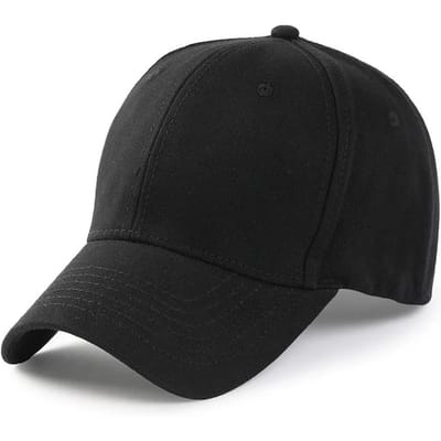 Grote Maat Xxl 70Cm Honkbalpet Unisex Effen Kleur Heren Oversized Verstelbare Snapback Dames Petten Grote Maten Zomer Golfpet 67-70cm black