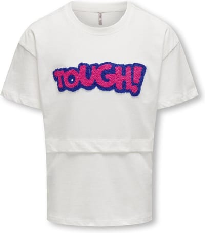 ONLY KOGLAURA S/S O-NECK TOP BOX JRS Meisjes T-shirt - Maat 158/164
