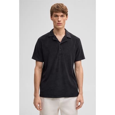 Polo Joseph badstof, marineblauw