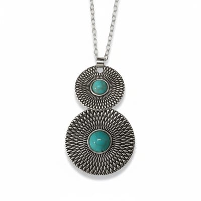 Aramat Jewels | Halskettingen | Trendy Bohemien Halsketting met Gemarmerde Steen | | | |1,5mm | Metaal | Volwassenen | Verkleurd niet