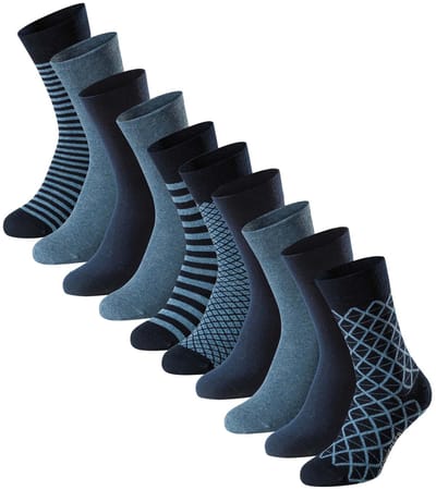 SCHIESSER Sokken Bluebird 10P Set van 10
