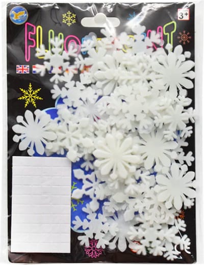 ProductGoods - 50 Witte Sterren aan de hemel - Glow in the dark sterren - lichtgevende witte sterren - Leuk voor in de kinderkamer - 50 stuks