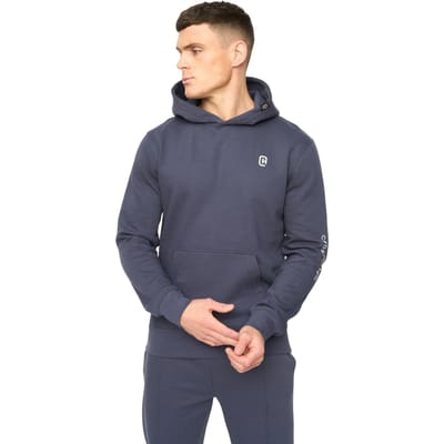 Crosshatch Heren Crufton Hoodie (Marineblauw)
