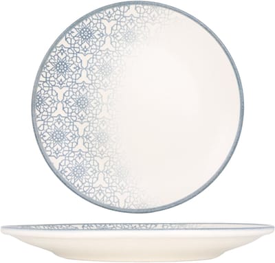 Kütahya Porselen Dinerbord - Casa Blue - Porselein - 25 cm - set van 6