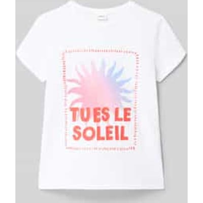T-shirt Met Relaxte Pasvorm Met Veranderlijke Rubberprint Meisje s.Oliver