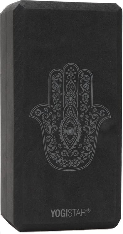 Yogablock yogiblock® basic - art collection - hand of fatima - zen black