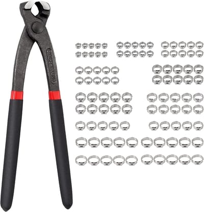 Dailygoods- Slangklemset 100 Stuks - Slangklemmen RVS - Slangklemmen Assortiment - Slangklemmen Gereedschapsset - Slangklemmen 5,8-21mm - Hoogwaardig Materiaal - Slangklem