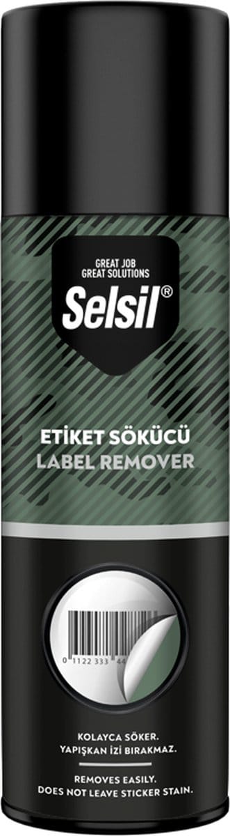 SELSIL etiketverwijderaar, lijmverwijderaar, stickerverwijderaar, etiketverwijderingsspray (1 x 200 ml)