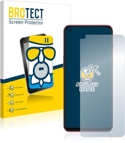 BROTECT - Screenprotector voor OnePlus Nord 2 - Folie Beschermfolie Beschermglas matte