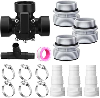 Bypasskit - 12-delige - voor zwembad - filterpomp - set zwembad 32mm/38mm