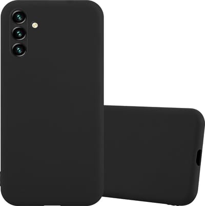 Cadorabo Hoesje geschikt voor Samsung Galaxy A13 5G in CANDY ZWART - Beschermhoes gemaakt van flexibel TPU silicone Case Cover