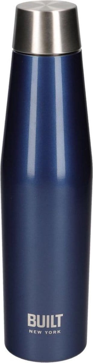 Dubbelwandige Thermosfles, 0.54 Liter, Blauw - BUILT New York | Perfect Seal