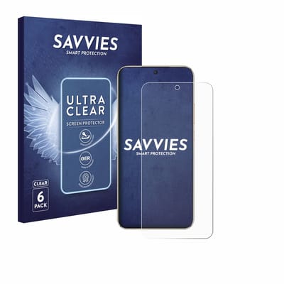 Savvies - Screenprotector voor Honor X9d - Folie Beschermfolie transparant 6 Stuks