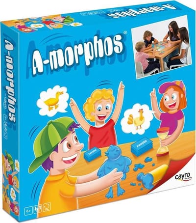 Cayro A-Morphos gezelschapsspel - boetseerklei spel voor creativiteit - 1 set - voor 2 tot 6 spelers - stimuleert verbeelding en motoriek