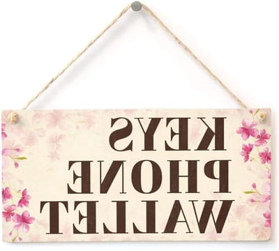 Deurplaquette Klop Niet - Houten Bordje Niet Storen - Woondecoratie - Palletlook Design - 25x12 cm - Niet gespecificeerd