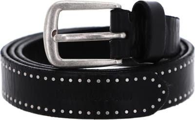 Marc O'Polo Leren Riem Hemma - Rivet Ladies' Belt W80 Black Zwart