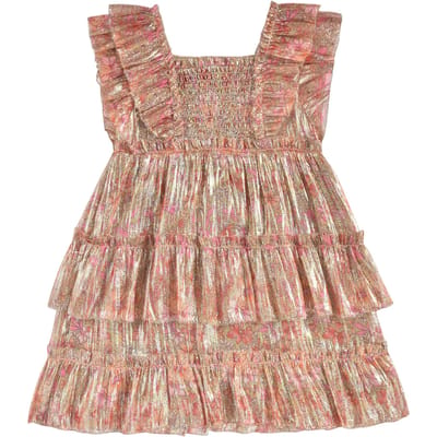 Louise Misha Dress Oceane Khaki Multi Flowers Size: 6M | Dresses Outlet | Unisex | Goud