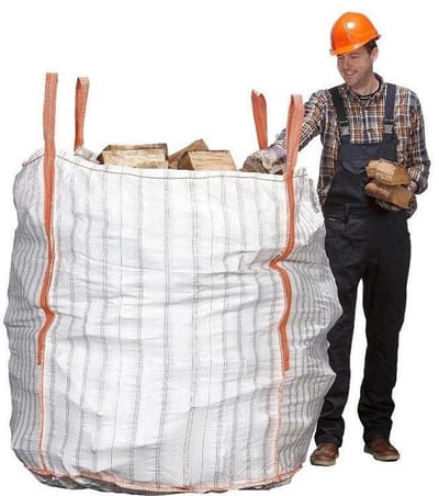10x | Big Bag voor hout 90x90x110 cm | 1500KG