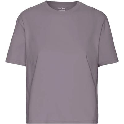 Dames-T-shirt Colorful Standard Organic Boxy purple haze