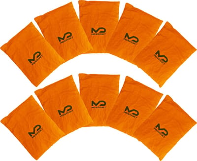 MDsport - Pittenzakjes XL - Set van 10 - Oranje