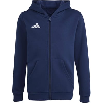 Adidas Performance Entrada26 Hoodie Met Lange Ritssluiting Kids - Kinderen - Blauw