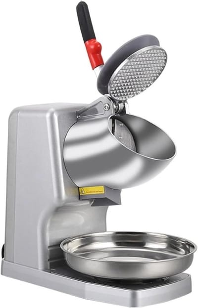 Elektrische Ijsbreker - Slush Maker - Snelle Drankjes Maken - Krachtige Motor - 85 Kg/u - Grijs